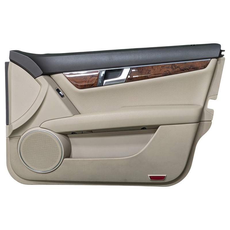 08-14 Mercedes W204 C250 C300 C350 Front Right Interior Door Panel Beige OEM