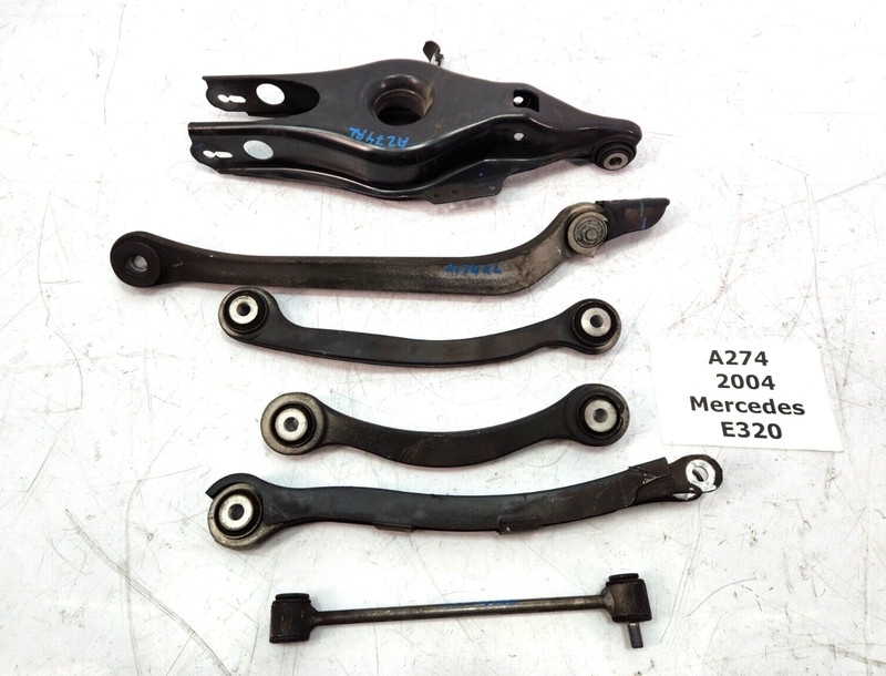 ✅ 03-11 OEM Mercedes W211 E320 E500 Rear Left Driver Side Control Arm SET