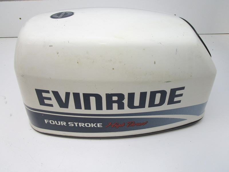 284901 0284901 Evinrude 9.9 Hp 4-Stroke White Engine Cover Cowling Top Cowl NLA
