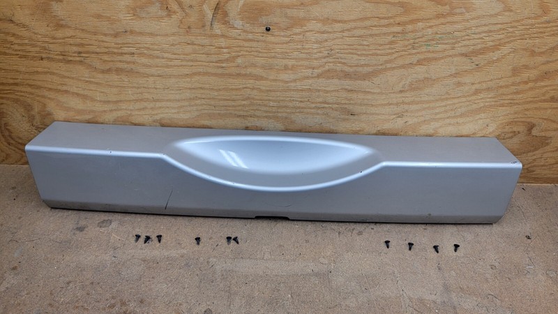2011 2012 2013-2017 Jeep JK Wrangler Rear Bumper Center Insert Billet Silver OEM