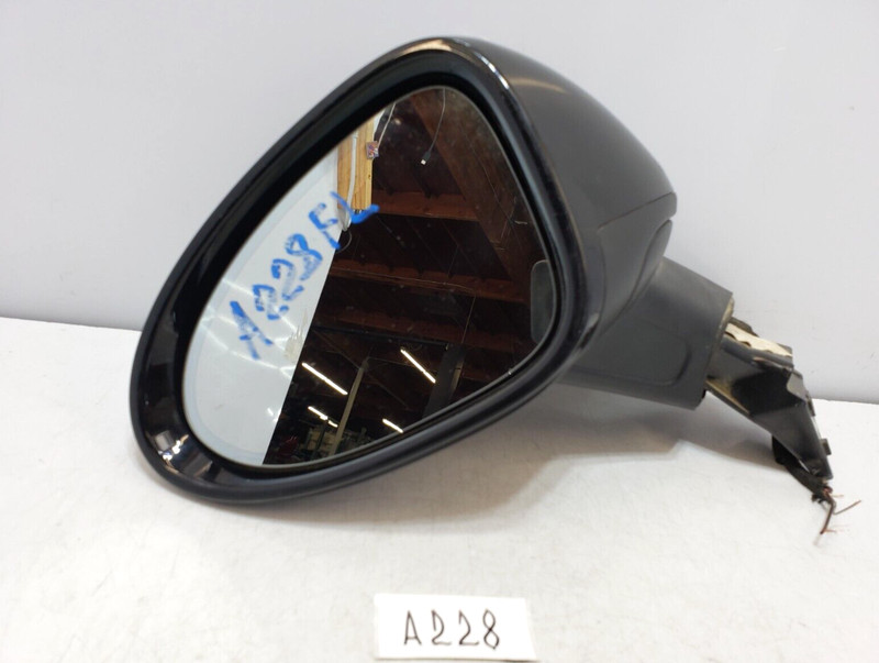 ✅ 15-18 OEM Porsche Macan 95B Front Left Driver Side Rear View Mirror Black