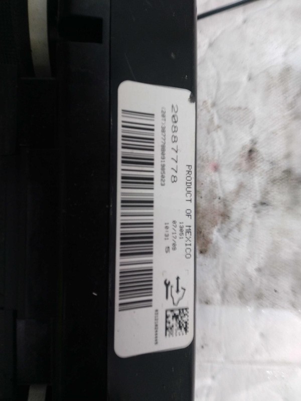 2010 GMC Acadia A/C Selector Switch Blue OEM Used 149K Miles NJ25-22995-578441