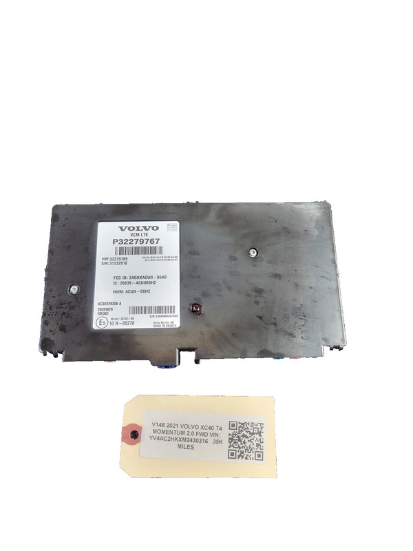 2021-2024 Volvo XC40 Communication Telematics Control Module 2.0L OEM 32279767