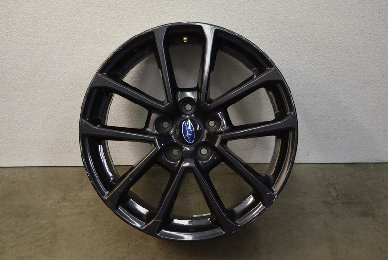 Subaru WRX Dark Gray Gunmetal Double 5 V Spoke Wheel Rim 18" Alloy Oem 2015-2021