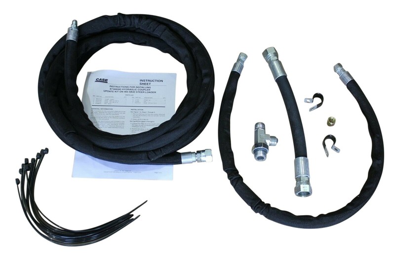 Case CNH 465 Skid Steer Hydraulic Coupler Hose Update Kit 87388080 OEM