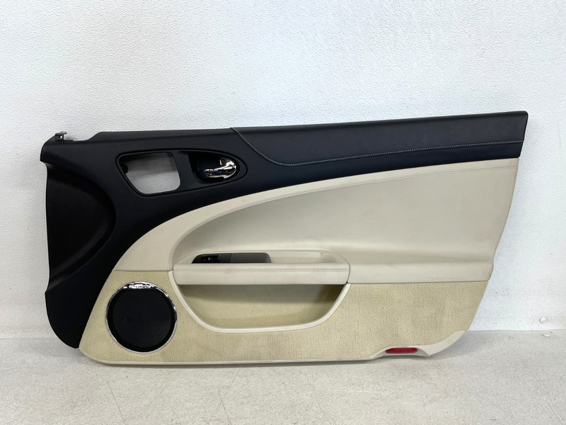 ⭐2010-2015 JAGUAR XK XKR FRONT RIGHT PASS INTERIOR DOOR PANEL BEIGE OEM LOT2662