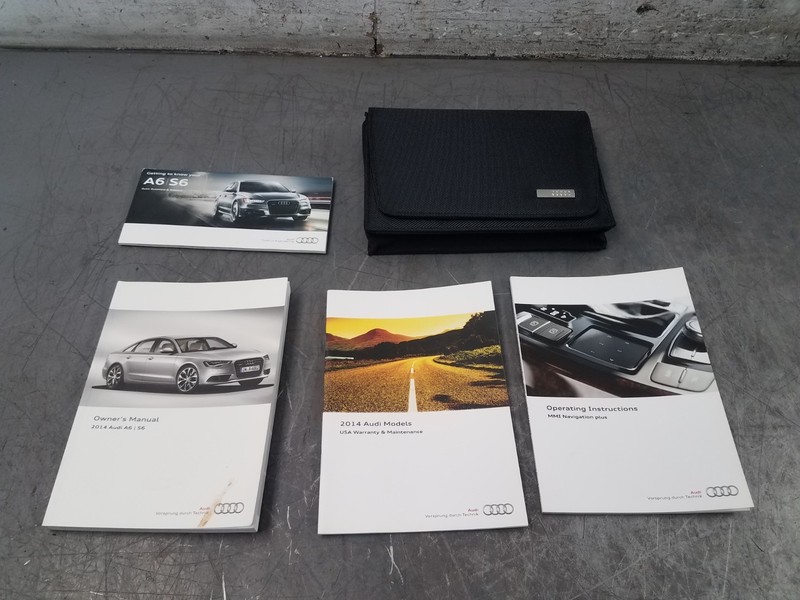 2014 Audi S6 Quattro C7 Owners Manual #1779 Q3