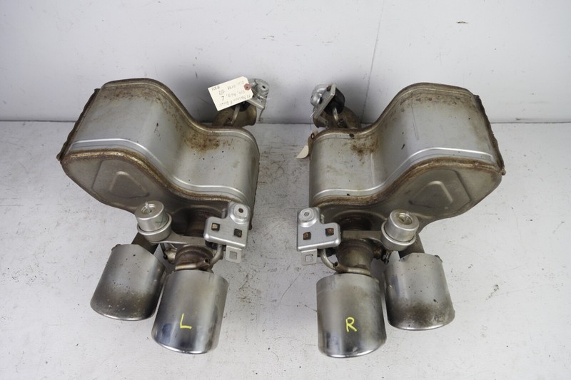 2014 - 2020 MASERATI GHIBLI S LEFT & RIGHT MUFFLER EXHAUST SET OEM 52K