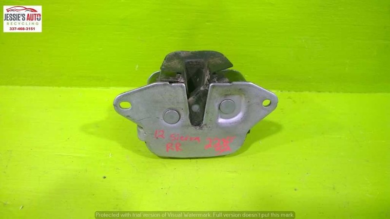 07-13 SIERRA 1500 5.3L AT EXT CAB PASSENGER RIGHT REAR DOOR LATCH 2280-52