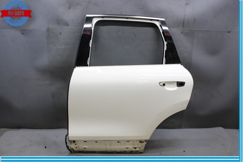 11-17 Porsche Cayenne 958 Rear Left Driver Exterior Door Shell 7P0833311 Oem