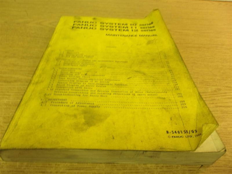 GE Fanuc 10 11 12 Series Maintenance Manual B-54815E/03 *FREE SHIPPING*