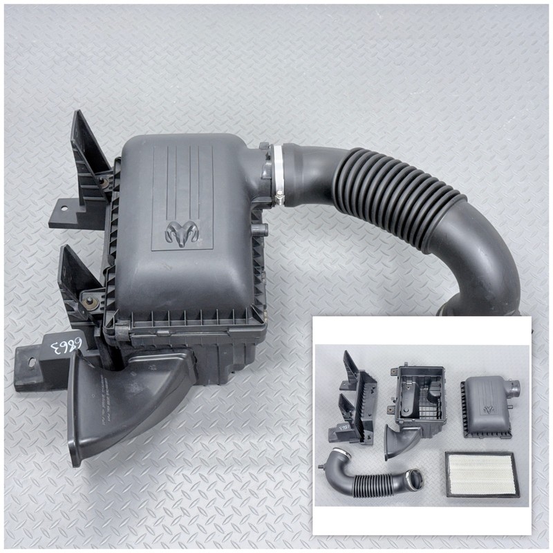 ✅ 2013-24 RAM 1500-3500 OEM ENGINE AIR CLEANER BOX ASSY Filter Duct Bracket 83K