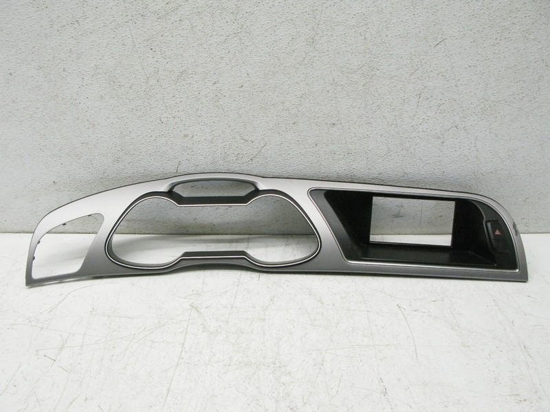 13-16 AUDI B8 A4 S4 RS4 DASH TRIM BEZEL GAUGE CLUSTER MMI SCREEN OEM 122221B