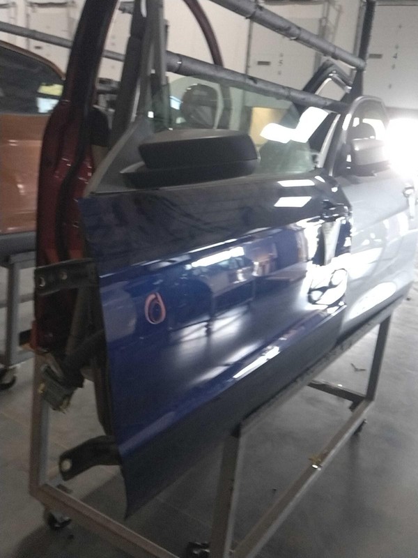 2012 Ford Mustang Left Door Blue 2DR Coupe Used OEM Part 589598 101K Miles