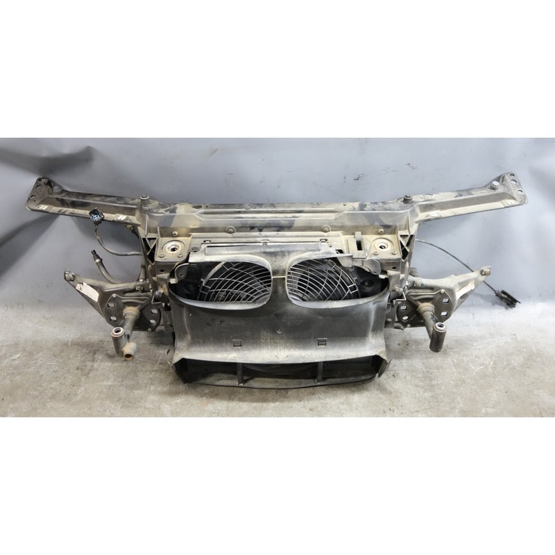 00-06 BMW E46 Convertible Front Radiator Support Frame w Aux Fan Air Duct OEM