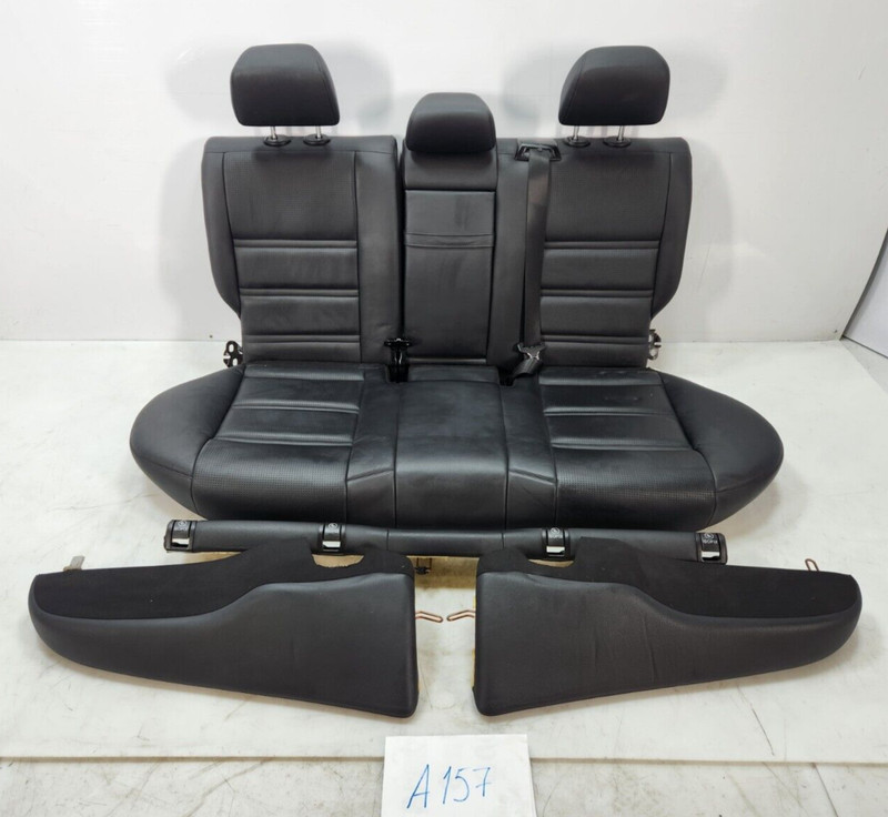 ✅ 2010-2016 OEM Mercedes W212 E63 AMG Rear Seats Cushion Top Upper Leather Black