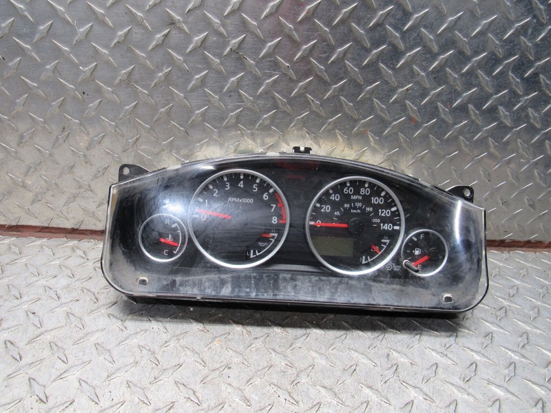 2005 2006 NISSAN PATHFINDER INSTRUMENT CLUSTER24810-EA67D TRIP BUTTON BROKEOFF