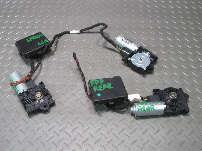 17-23 PORSCHE PANAMERA 971 2.9L FRONT REAR SUNROOF MOTOR CONTROL MODULE SET OF 5