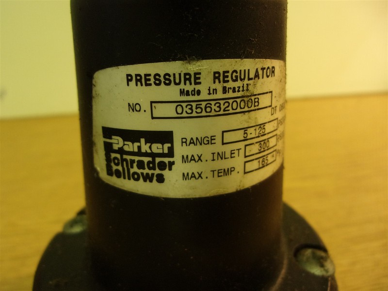 Parker Schrader Bellows 035632000B Air Regulator *FREE SHIPPING*