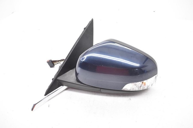 2009 JAGUAR XF X250 DRIVER SIDE LEFT FRONT DOOR MIRROR BLUE NO BLIND SPOT ALERT