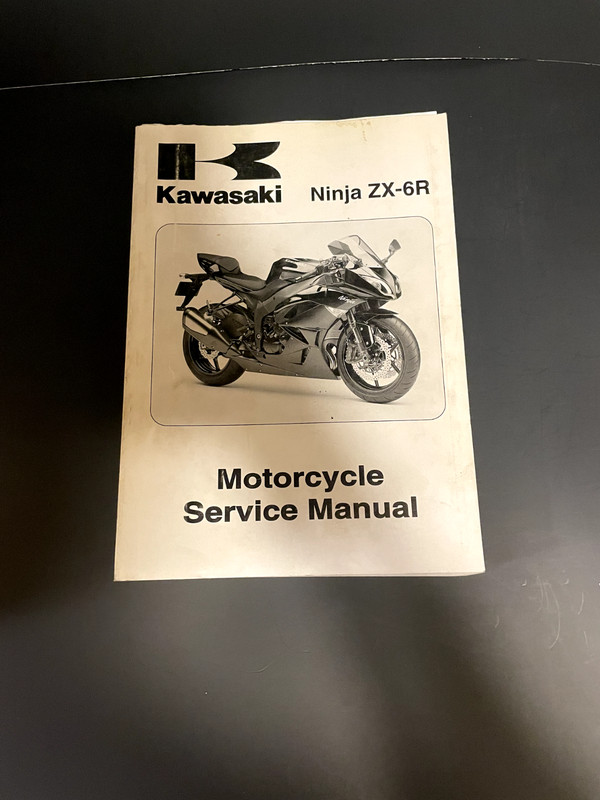 2009 Ninja ZX-6R Kawasaki OEM Motorcycle Service Manual 99924-1417-01