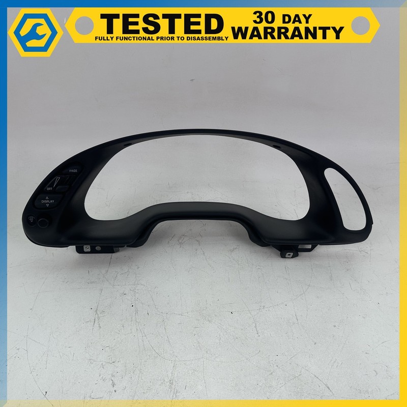 97-04 Corvette C5 INSTRUMENT CLUSTERBEZEL TRIM COVER W/ DIMMER SWITCH OEM