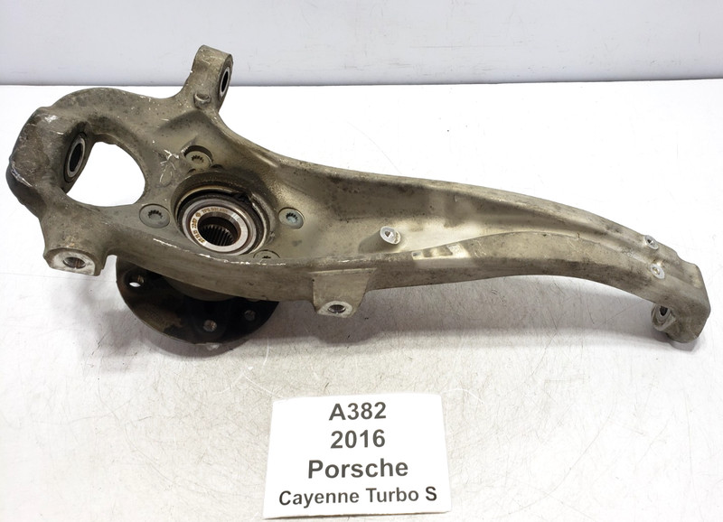 ✅ 11-18 OEM Porsche Cayenne Turbo S 958 Front Left Driver Spindle Knuckle Hub