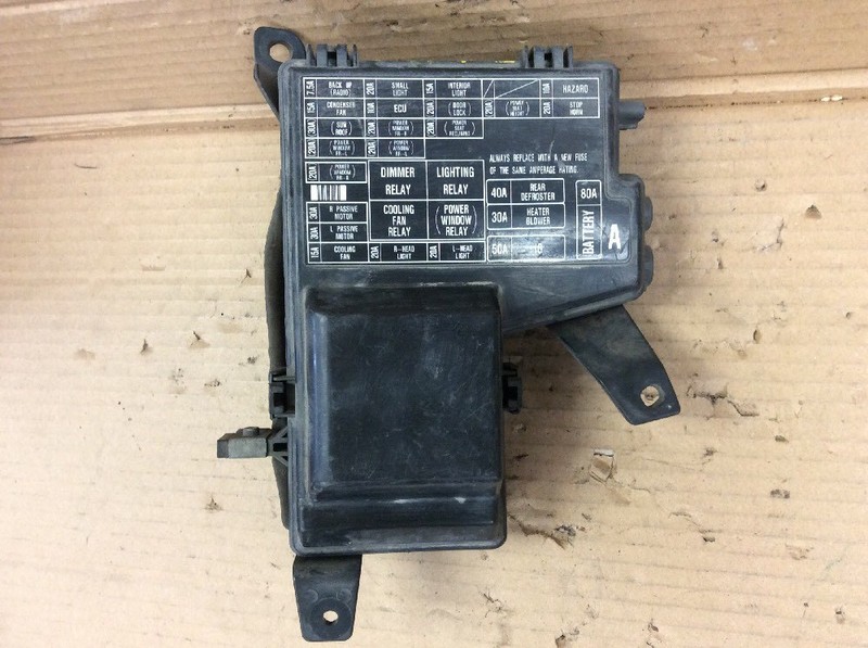 90 1990 Accord Sedan LX EX Main Fuse Relay Box Assembly “A1” Used OEM