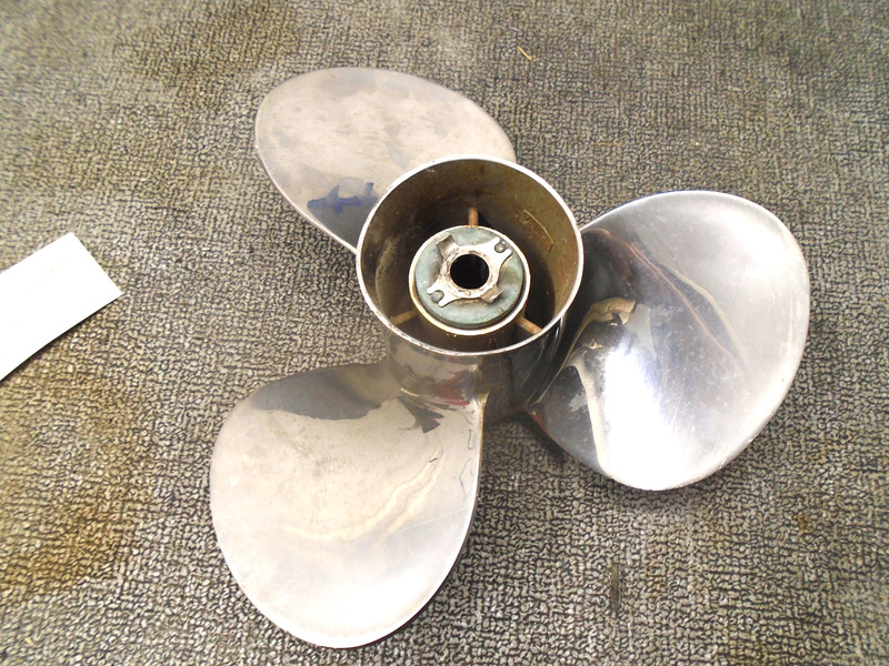 Powertech Stainless Propeller WBA3R9PYM90 RIGHT HAND 12 X 9P Mercury Boat Prop