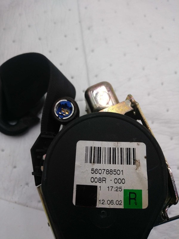 2003 Audi A4 Black OEM Used Seat Belt - 87K Miles, Warranty Included