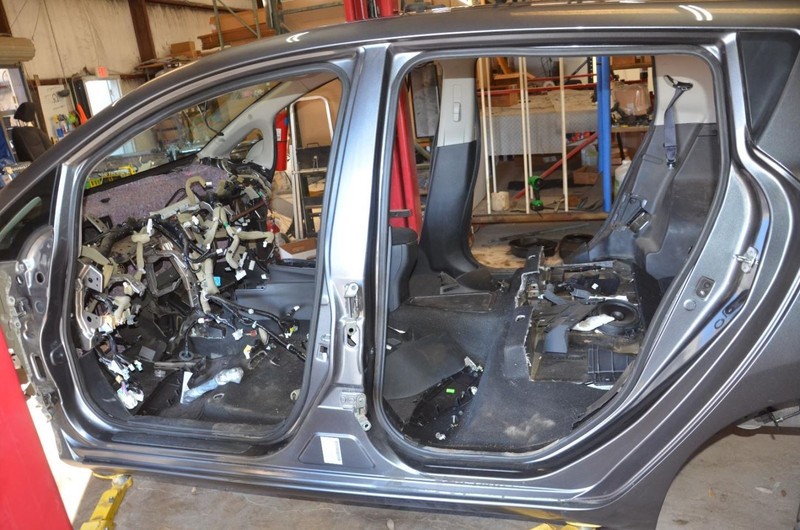 Driver Left Side Rocker and Post Cut Fits 13-23 LEAF