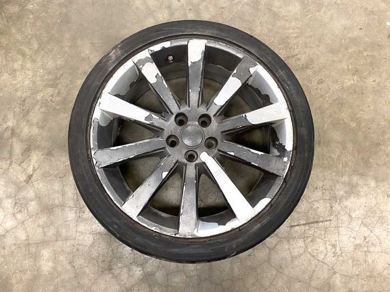 ⭐2007-2009 JAGUAR XK SILVER ALLOY WHEEL RIM TIRE 19INCH SIZE 245/40/19 LOT2367