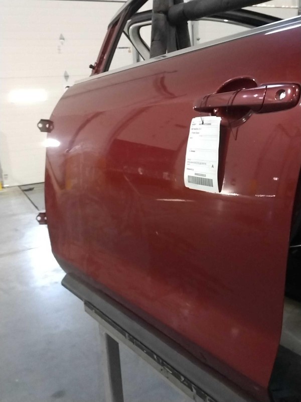 2007 Mazda CX-7 Left Door Red OEM, 116K Miles, Fits 07-12 Models