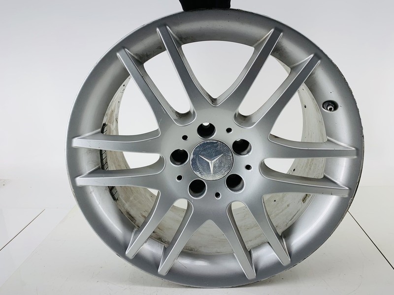 09-10 MERCEDES BENZ SLK300 ALLOY WHEEL RIM 6 DOUBLE SPOKE 17X8.5 W/ TPMS OEM