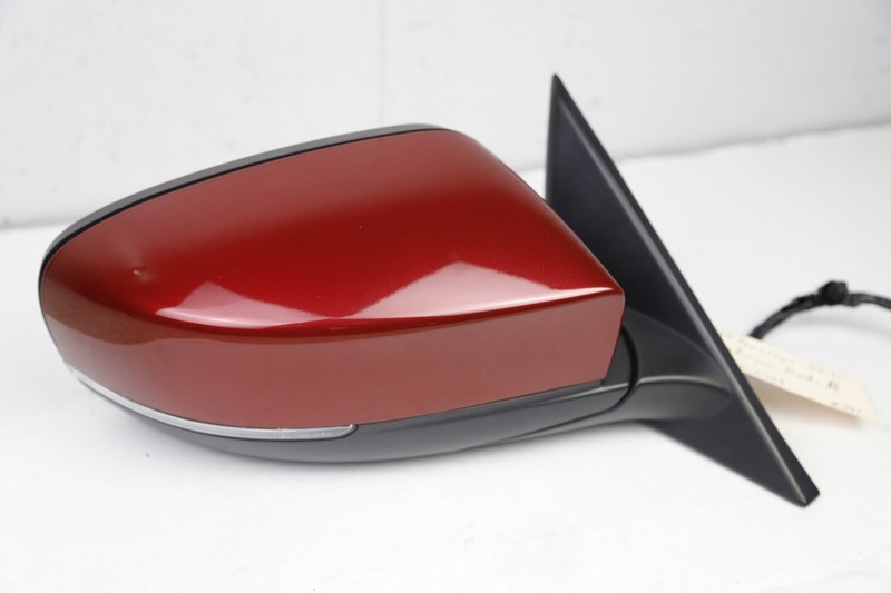 14-17 Maserati Ghibli Passenger Side Door Mirror Glass Fold Blind Heated Red 52k