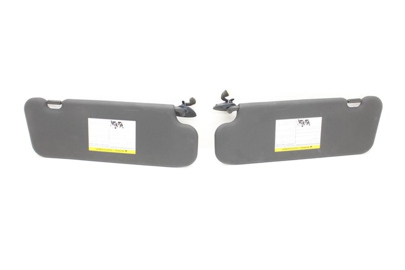 10-19 370Z Roadster Driver Left and Passenger Right Black Sun Visors