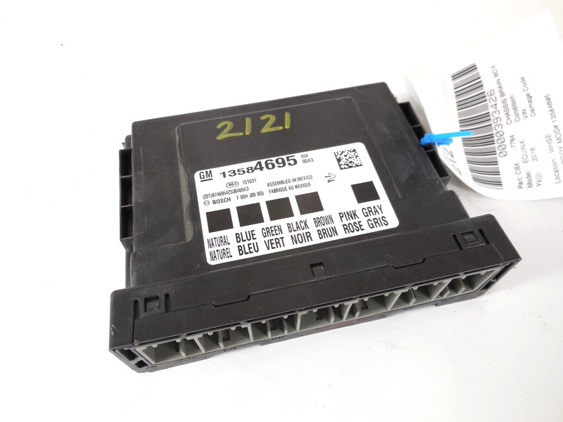 2013-2017 Chevrolet Equinox Body Control Module BCM BCU OEM 13584695