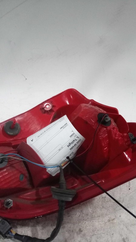 2020 Chevrolet Spark Left Tail Light Assembly Black 647658 81K Miles