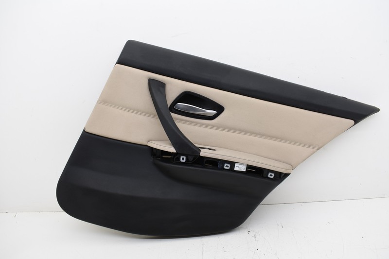 2008 BMW E90 328xi Rear Right Passenger Interior Door Panel Trim Oyster OEM KW30