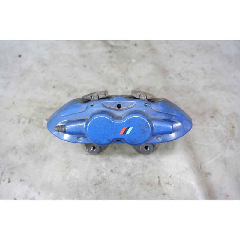 2012-2017 BMW F30 3-Series F80 M3 ///M Left Front Brake Caliper Blue OEM