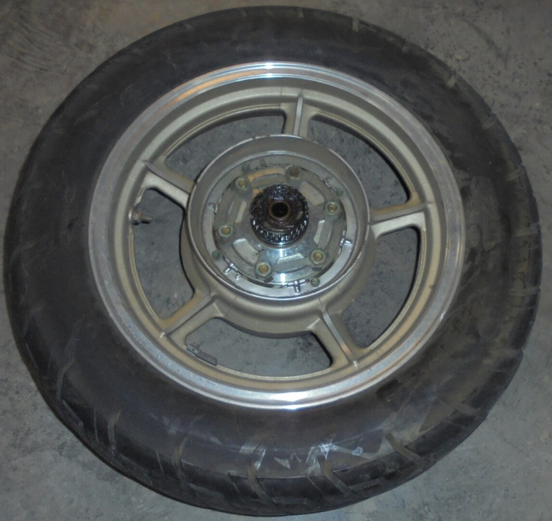 1992 1994 1993 Yamaha XV750 XV 750 Virago Rear Rim Tire Wheel 140/90-15 Back #92