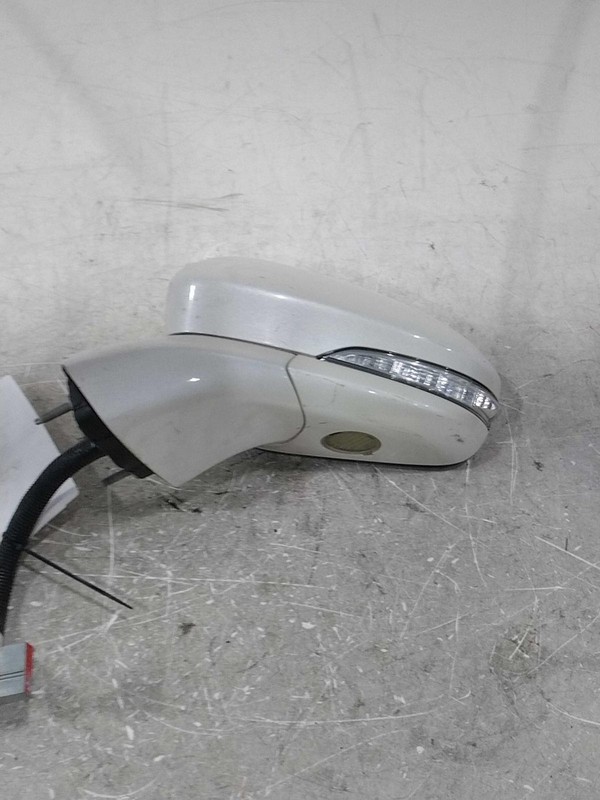 2014 Ford Fusion Left Door Mirror Assembly White OEM 347576 186K Miles