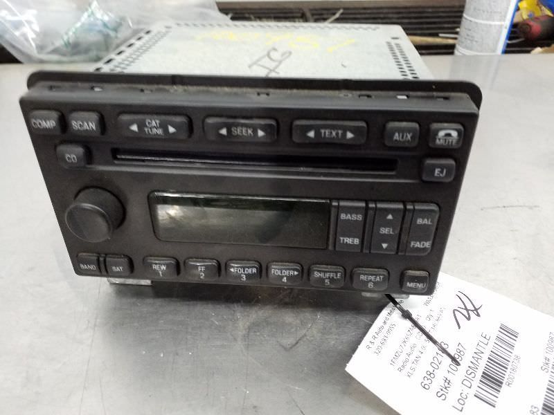 Audio Equipment Radio Am-fm-cd Single Disc Fits 05 RANGER 180738