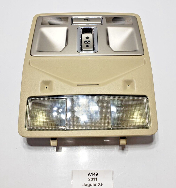✅ 09-15 OEM Jaguar XF XFR XFR-S Front Upper Roof Overhead Dome Light Lamp Switch