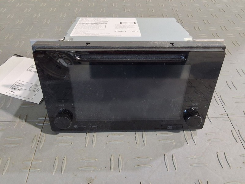 2016-2020 Toyota PRIUS Radio Display and Receiver VIN FU 7th And 8th Digit