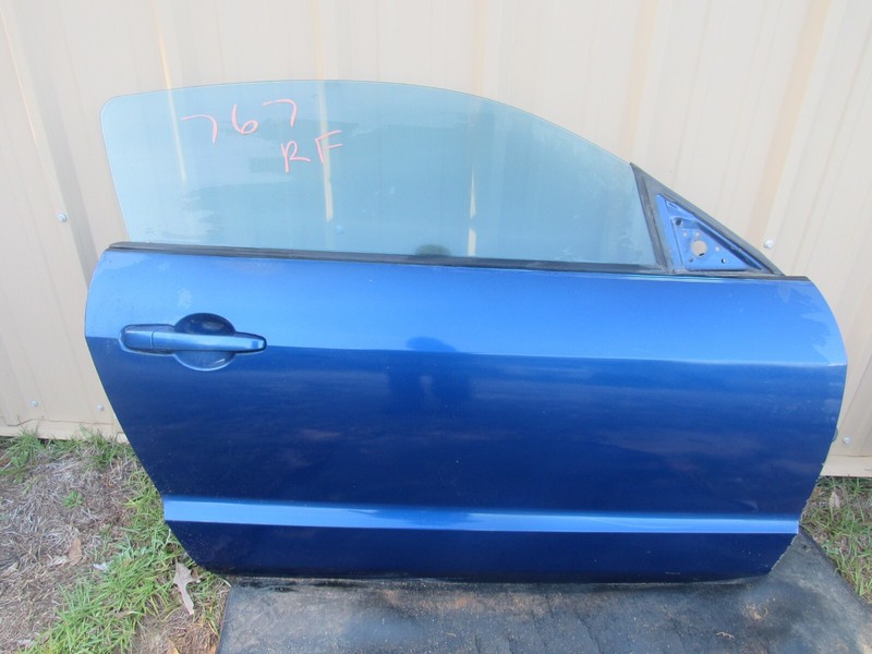 05-09 FORD MUSTANG RIGHT PASSENGER FRONT ELECTRIC DOOR ASSEMBLY BLUE