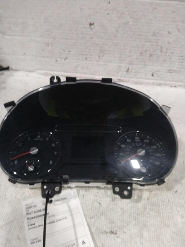2017 Kia Sorento Speedometer Gauge Maroon OEM 63000 Miles NJ25-20710-504050