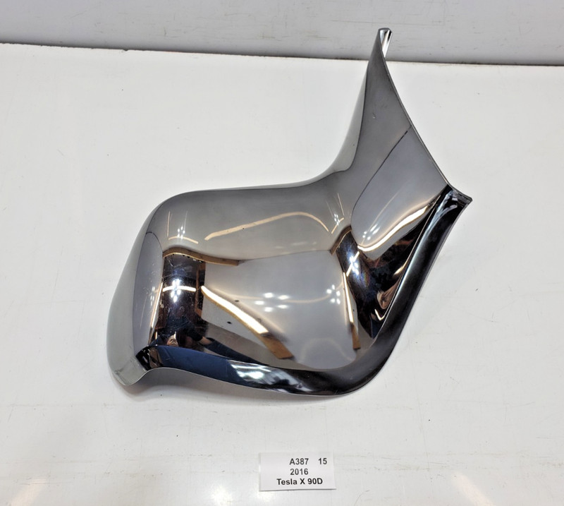 ✅ 16-23 OEM Tesla Model X Rear Right Passenger 2nd Row Monopost Seat Trim Chrome