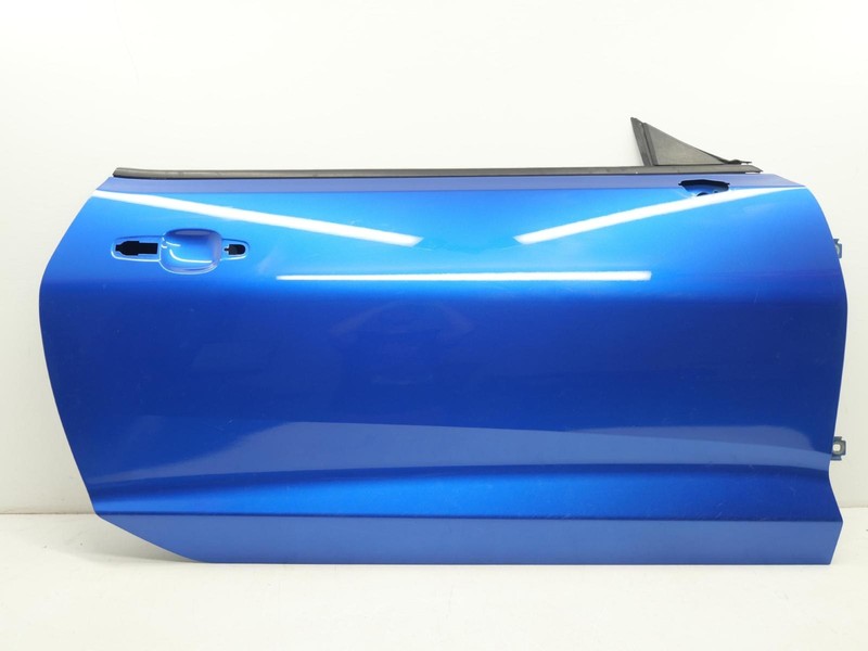Used Coupe Passenger RH Door Shell Hyper Blue 2016-2024 Chevy Camaro SS 6.2L OEM