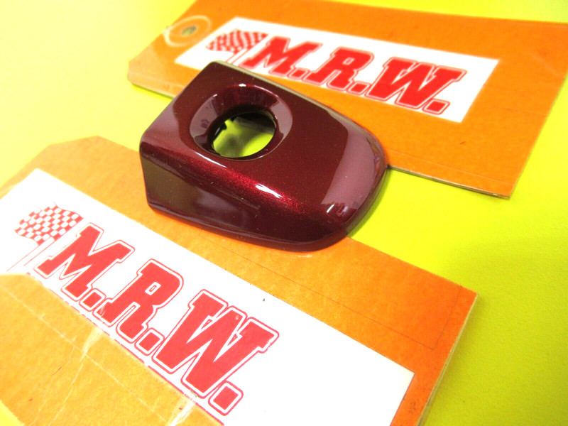 DOOR HANDLE KEY LOCK COVER CAP HOLE DRIVER RED 3T3 for TOYOTA CAMRY 14-17 2.5L